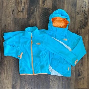 The North Face 2-1 jacket coat